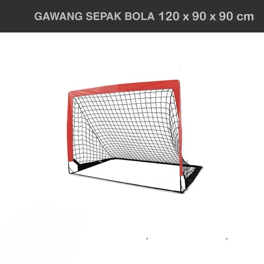 POTENCE Gawang Sepak Bola Besar Foldable Gawang Portable Lipat 120*90*90 Gawang Futsal Sepak Bola In