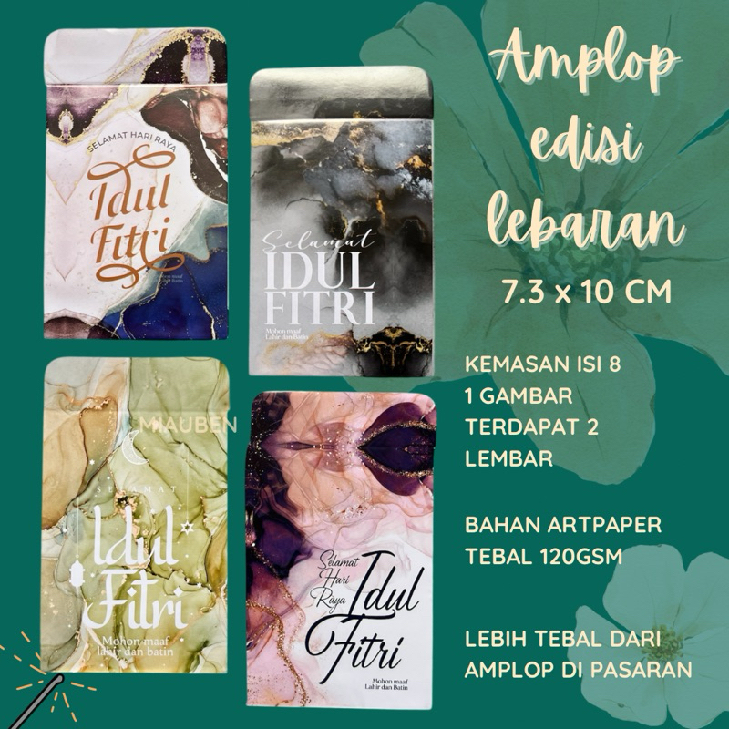 

Isi 8 angpao lebaran amplop edisi idul fitri aesthetic