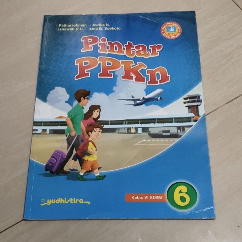 BUKU ORI PINTAR PPKN KELAS 6 SD PENERBIT YUDHISTIRA EDISI REVISI