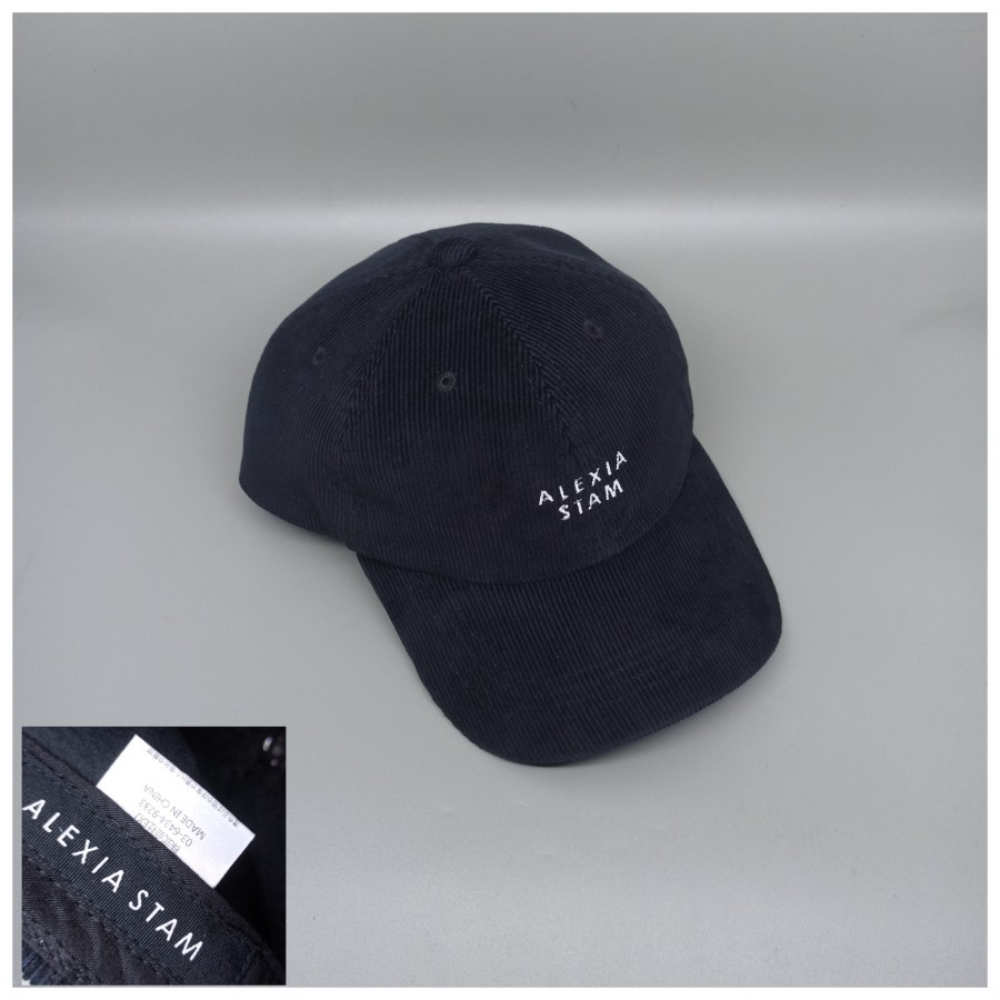 Topi Alexia Stam Cap Corduroy Second Preloved Original 631