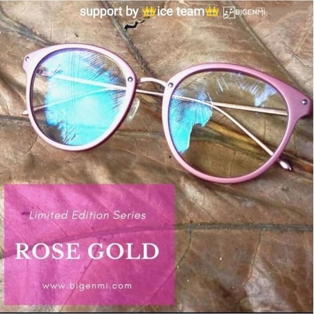 KACAMATA ION NANO BIGENMI/ KACAMATA PREMIUM 8 WARNA FULL ROSE GOLD