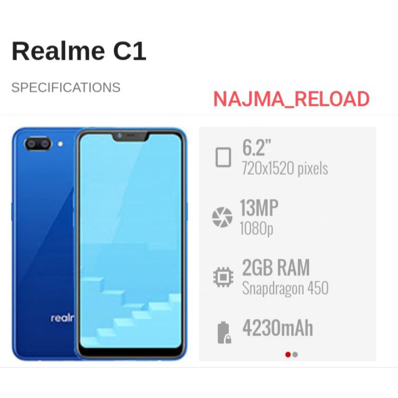 Realme C1 Second, Segel, Normla