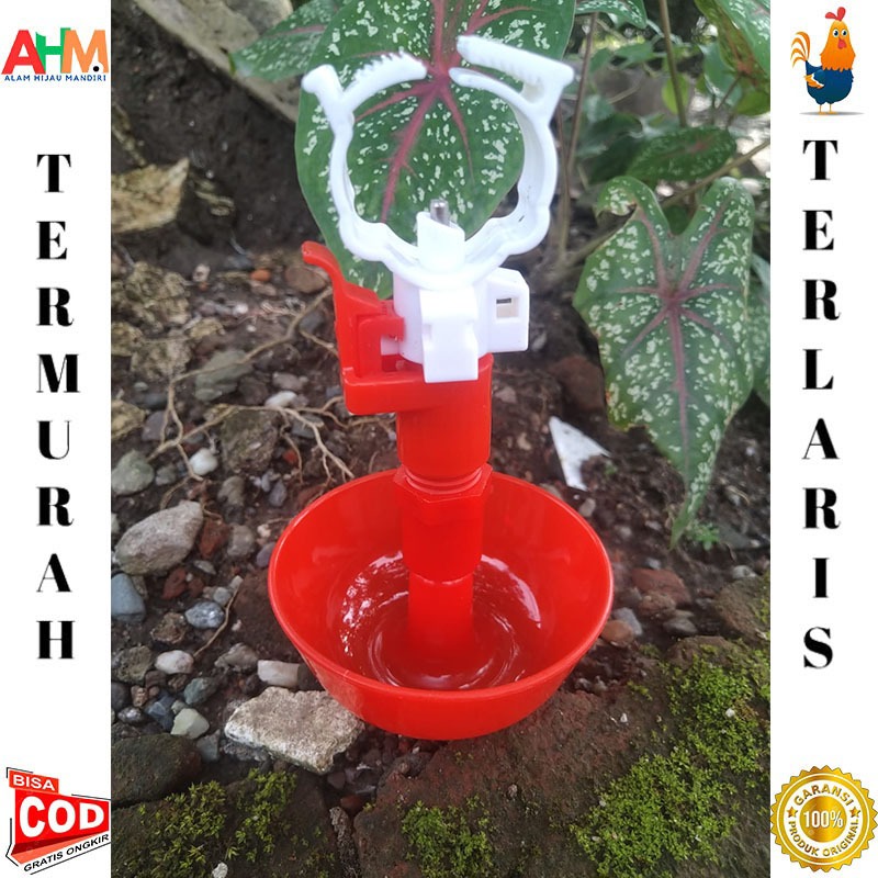 1 SET Mangkok BULAT Untuk Nipel Nipple Ayam Bebek Puyuh A3 dan A9