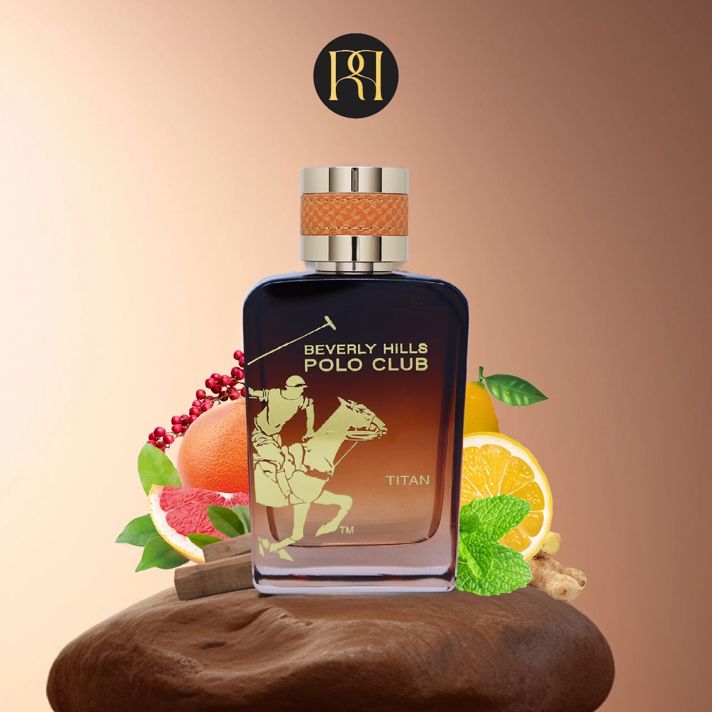 Parfum Pria Beverly Hills Polo Club Titan Man (100 mL) Perfume Cowok Tahan Lama dan Wangi