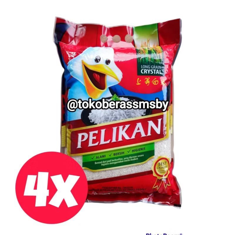 

Beras Pelikan 5Kg X 4 Pax (LEBIH HEMAT)