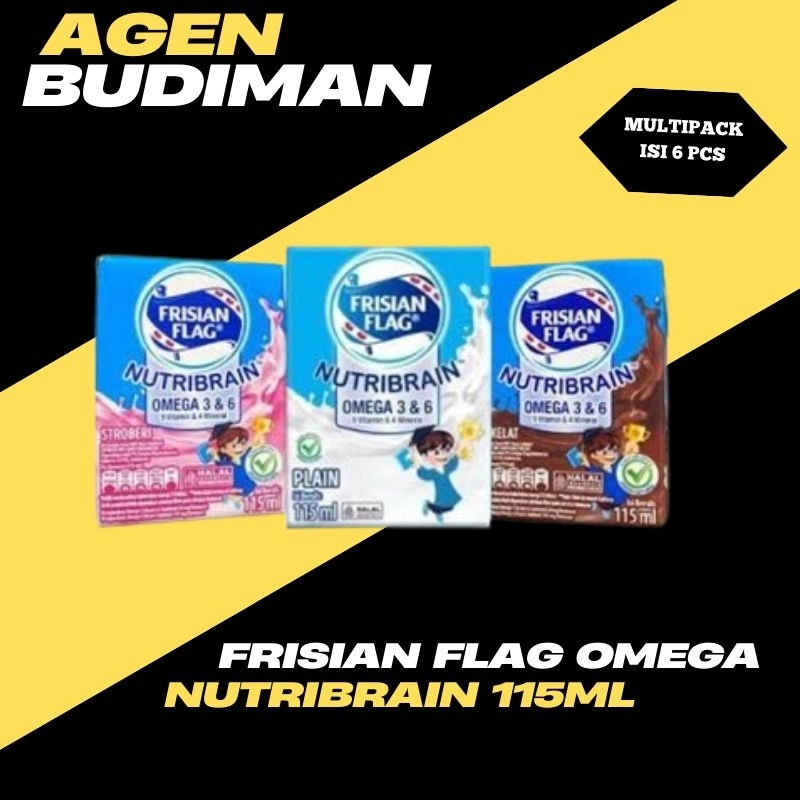

Frisian Flag Omega Nutribrain 115 ml Multipack 6 Pcs