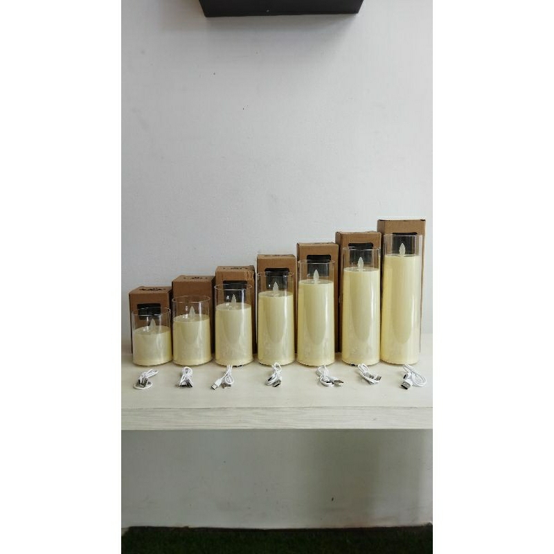 RB Lilin Elektrik Charger Tabung / Lilin Elektrik Tabung / Lilin LED