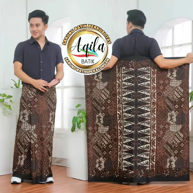 Sarung Batik Eksklusif Dan Kekinian. Sarung Batik Pria Dewasa, Motif Elegan