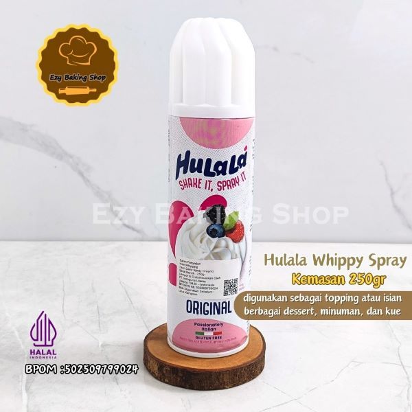 

Hulala Whip Cream Spray 250gr - Whip krim langsung pakai