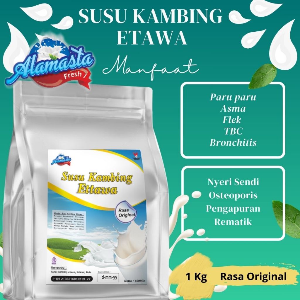 

susu kambing etawa 1 kg alamasta susu etawa