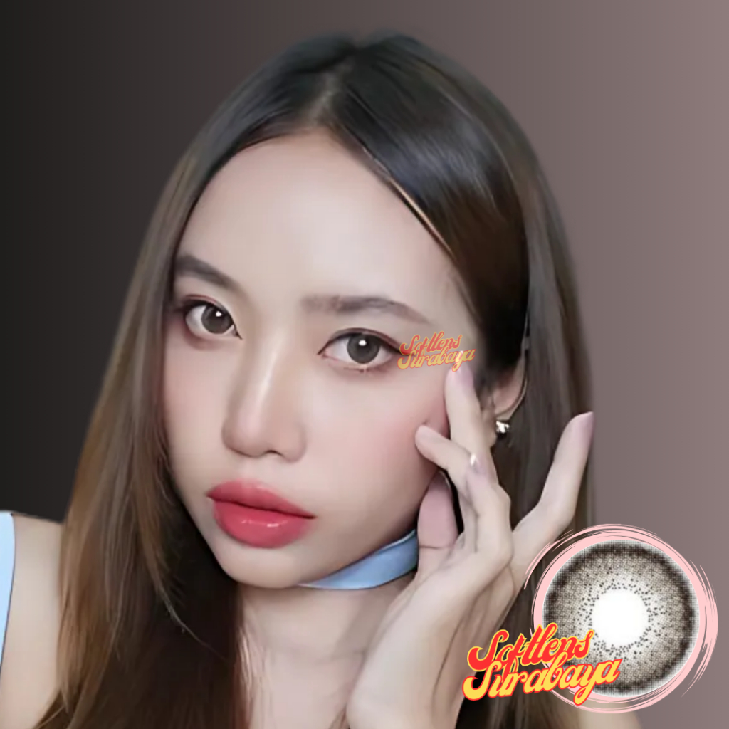 Softlens Kitty Kawaii Birkin Brown - Soflens Instant Surabaya