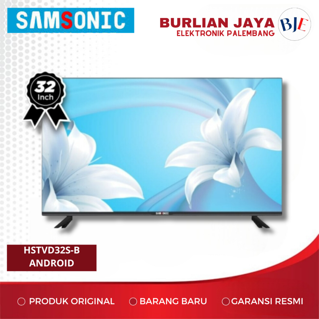 TV 32 INCH SAMSONIC HSTVD32S-B TV ANDROID 32" LED TV SMART TV PALEMBANG