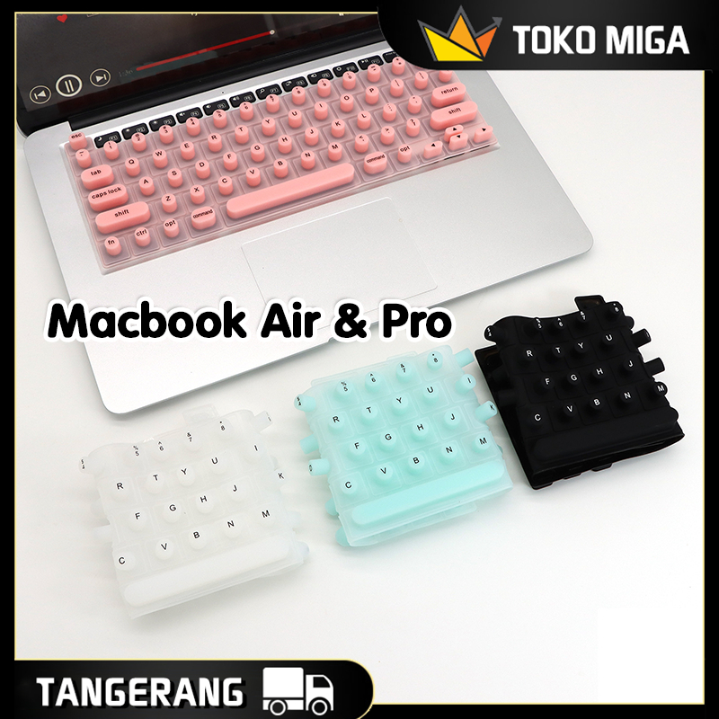 Cover Keyboard Macbook Pro Air Nail Art Universal Protector Keyboard Macbook Long Nails Bahan Siliko