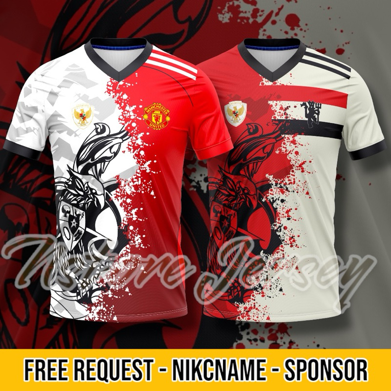Jersey Kombinasi INDONESIA X MU 2025 Free Request Namset
