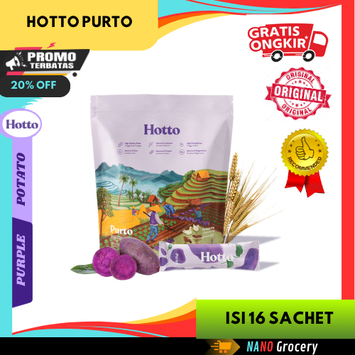 

Hotto Purto Pouch Multigrain with Purple Potato | Pengganti Sarapan Kenyang