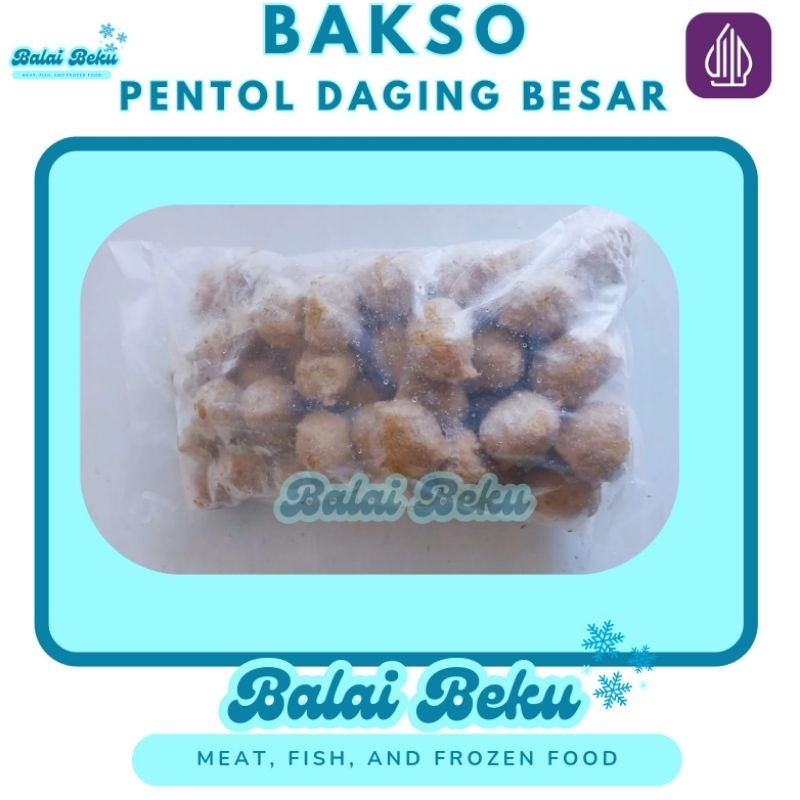 

Pentol Bakso Daging Sapi Premium Besar / Pentol Daging Sapi / Pentol Daging Sapi Besar / Pentol Bakso Spesial / Pentol Bakso