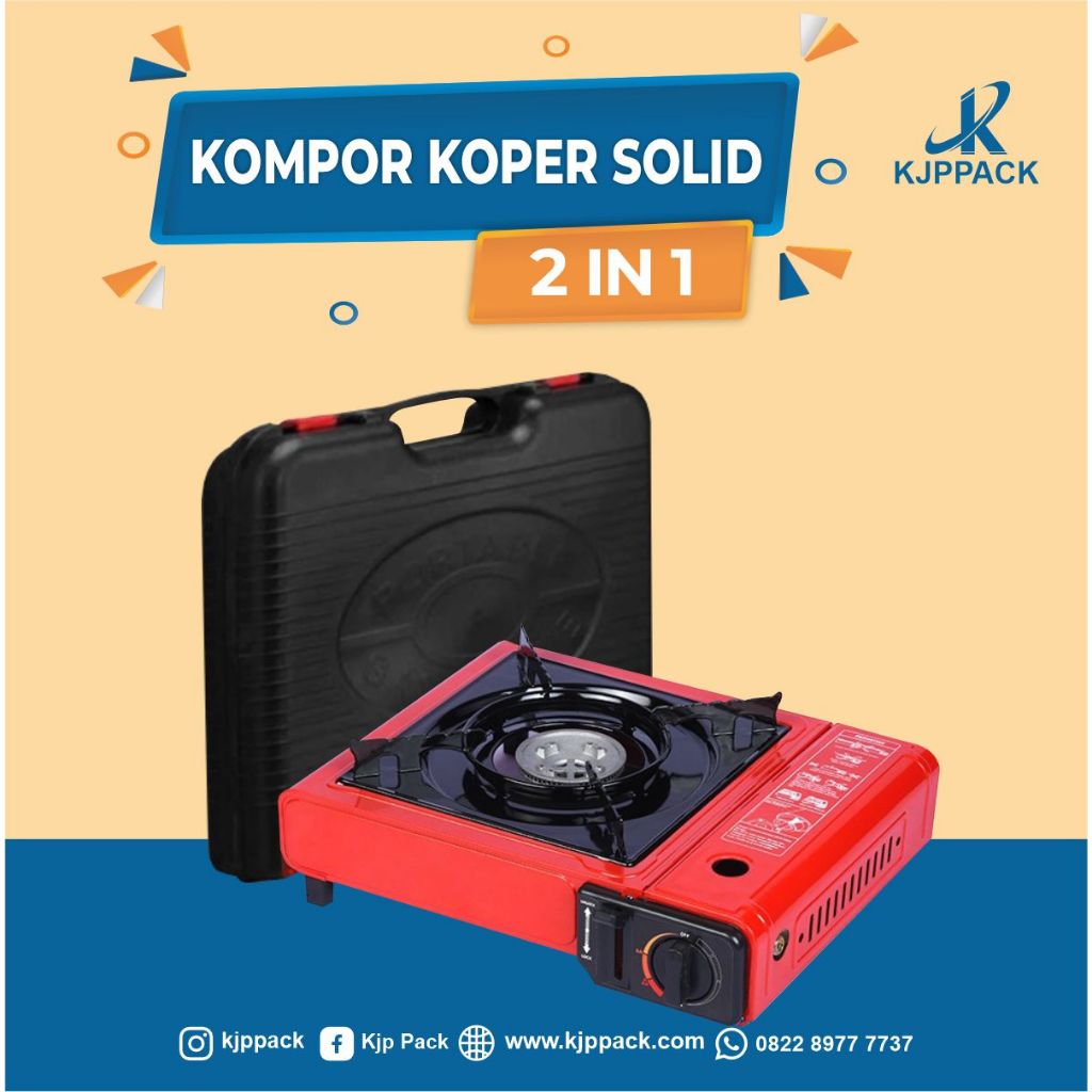 KJPPACK Kompor Koper Solid 2 in 1 – Praktis dan Fleksibel untuk Semua Aktivitas