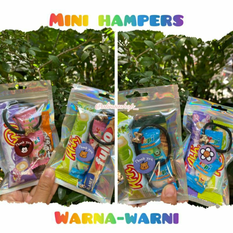 

7.7 Mini Snack Gift Freebies Mini Hampers Bandung Gosend Snack Ulang Tahun Wisuda Bestie hadiah lucu unik THR Lebaran 2025