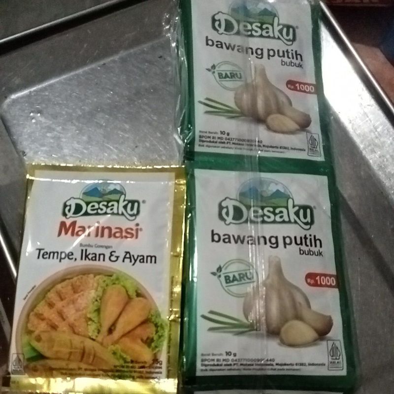 

desaku bawang putih bubuk 1rt+1pcs marinasi