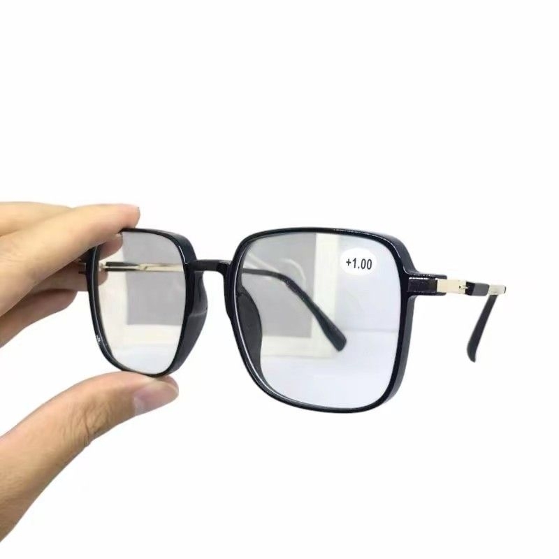 Kacamata Baca Plus Gaya Korea Kotak Untuk Unisex