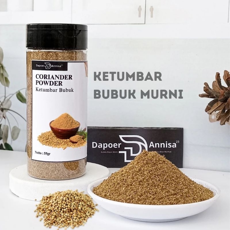 

Ketumbar Bubuk Murni 55gr Rempah Asli Pilihan Dapoer Annisa