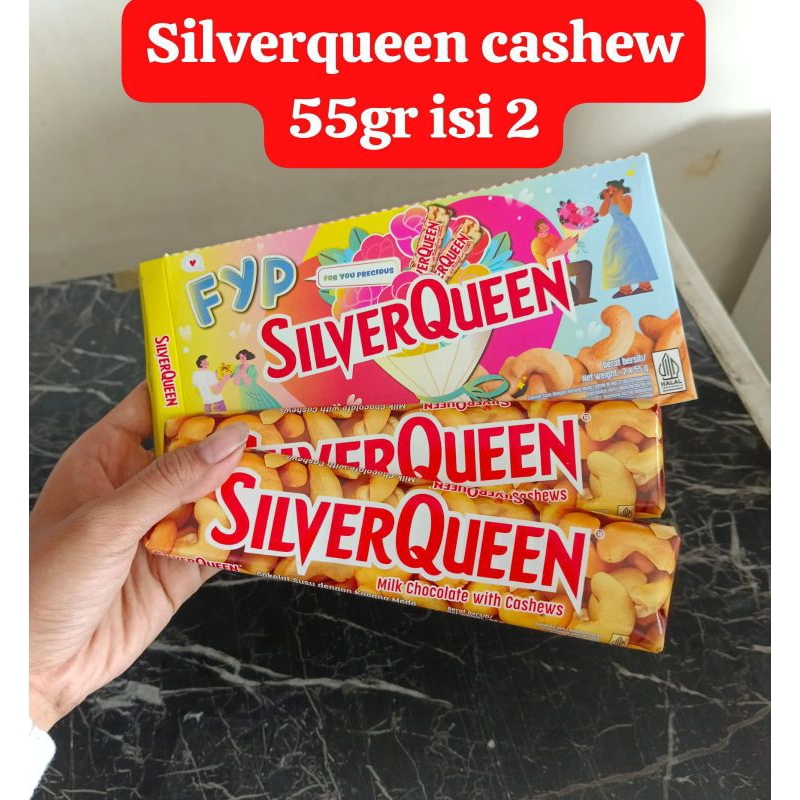 

Silverqueen Cashew 55gr × 2pcs - SPECIAL EDITION