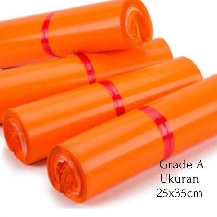

(25x35) Plastik Polymailer Orange Grade A isi 100pcs