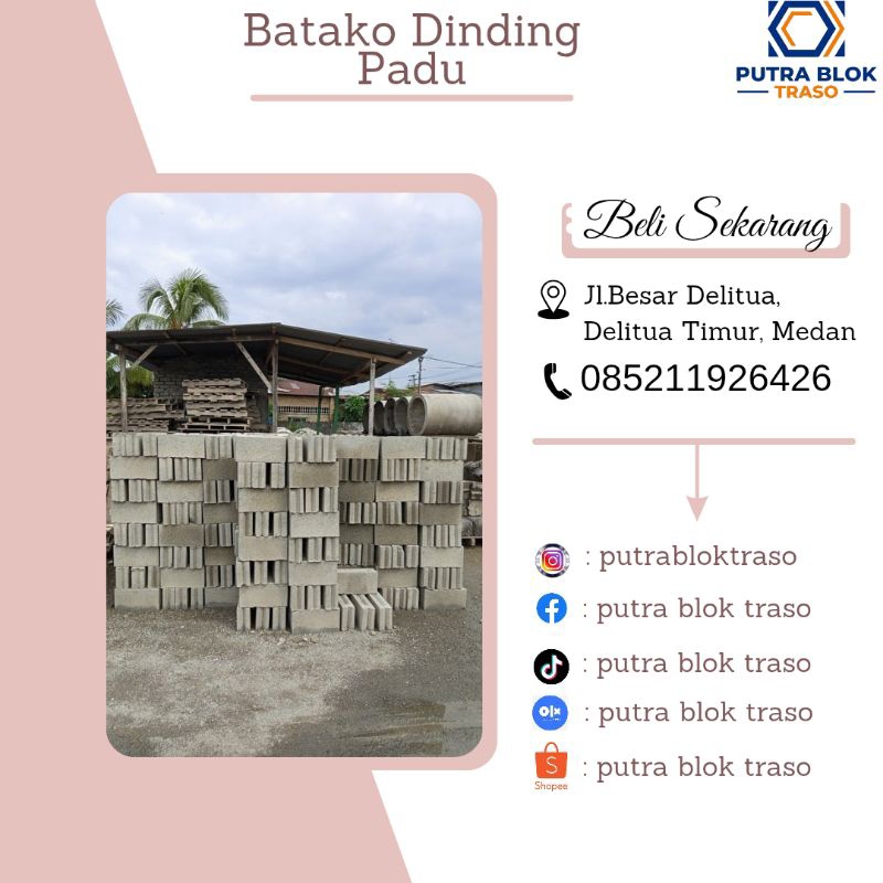 Batako Dinding Padu