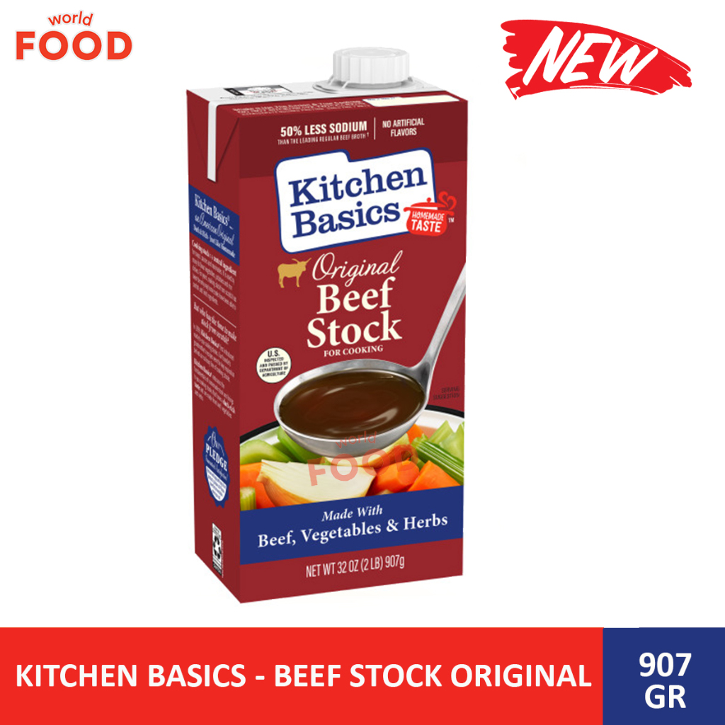 

KITCHEN BASICS - BEEF STOCK ORIGINAL 907GR ~NEW ITEM~