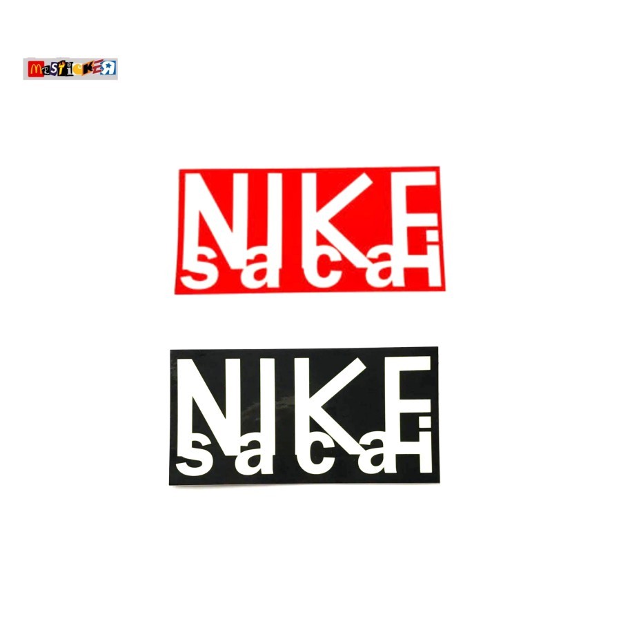 

sticker Nike x sacai logo stiker streetwear