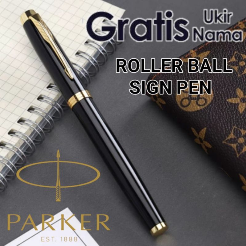 

Ballpoint Mewah Roller Ball Sign Pen Parker Logo Gratis Grafir Nama Dan Box Exlusive