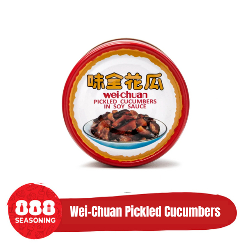 

Wei Chuan Pickled Cucumbers Soy Sauce/ Acar Timun dalam Kecap Asin 170g