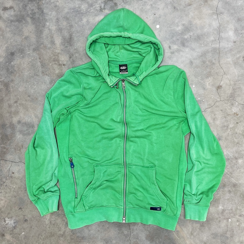 Thrift | Nike Green 6.0 Tech Zipper Hoodie Jacket Ijo Hijau Branded Second Bekas