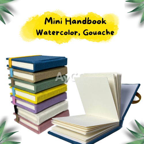 

Adn MINI HANDBOOK WATERCOLOR / Watercolor sketchbook / COLD PRESSED