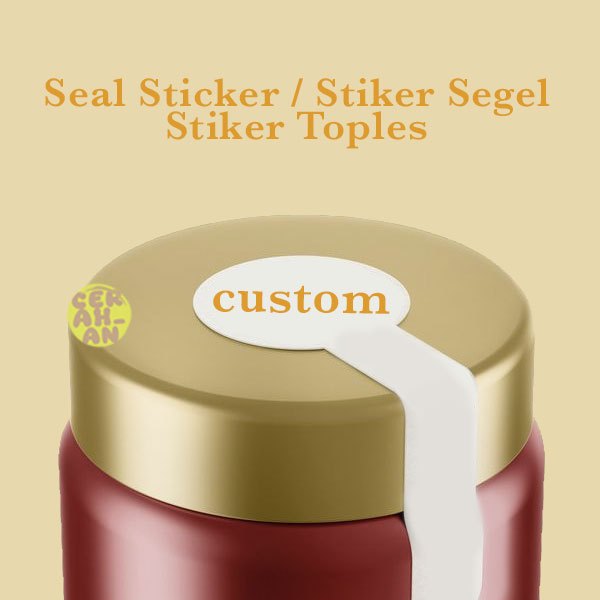 

Seal Sticker / Stiker Segel Custom Toples Aesthetic / Stiker Chromo