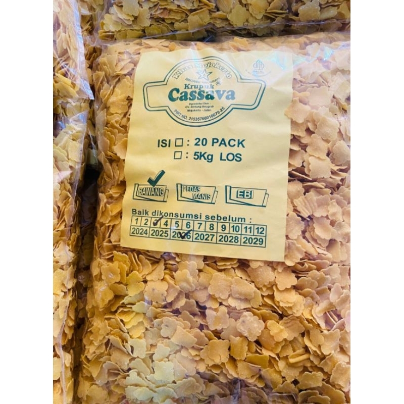 

KERUPUK CASSAVA MENTAH BALL LOS DAN PACK