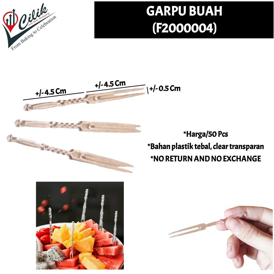 garpu+pork+garpu+lipat+bahan+plastik+ukuran+makan+mini+kecil+small+steril+higienis+individual+pack+k