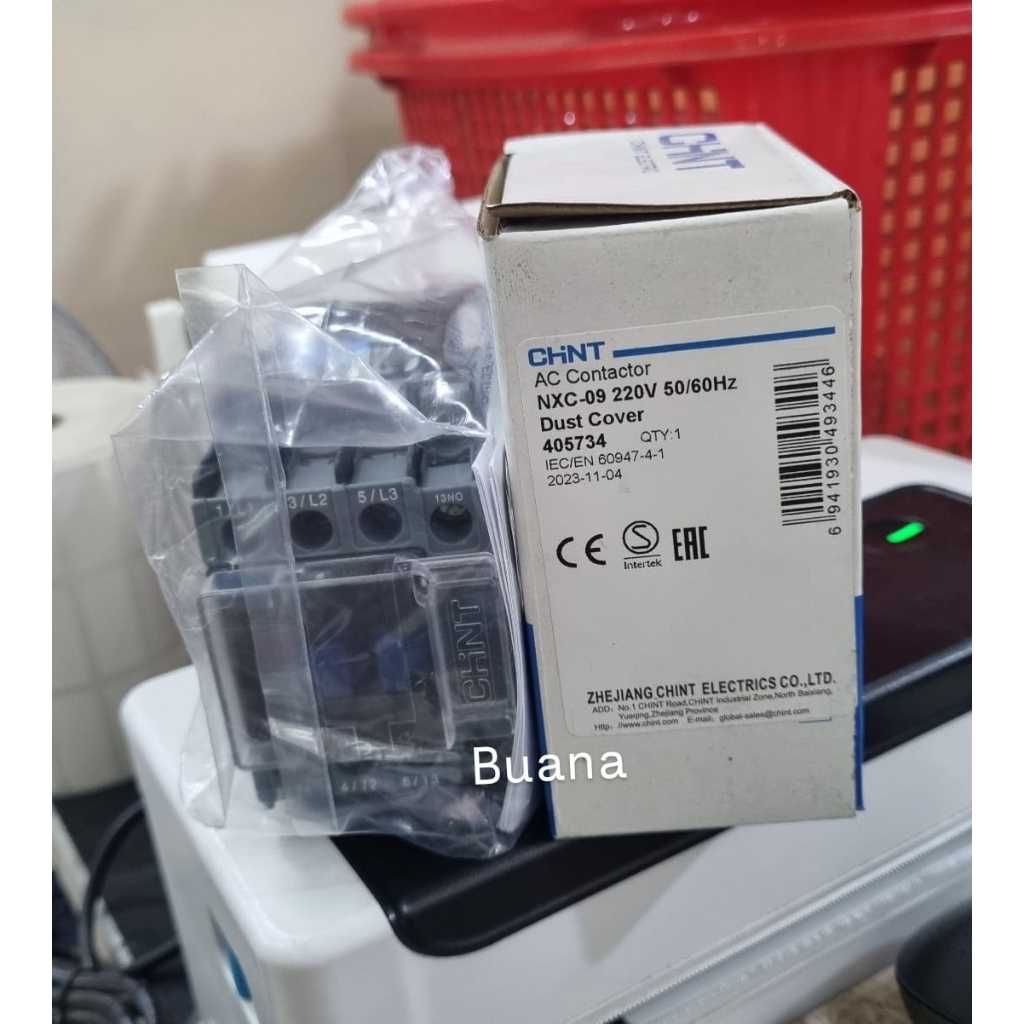 Kontaktor Chint NXC-09 220V 20A Chint NXC09