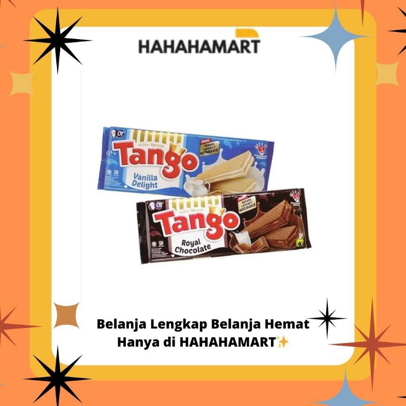 

✨️hahahamart_sby✨️TANGO WAFER 110GR || VANILA & COKLAT || HARGA KARTON ISI (24 PCS)