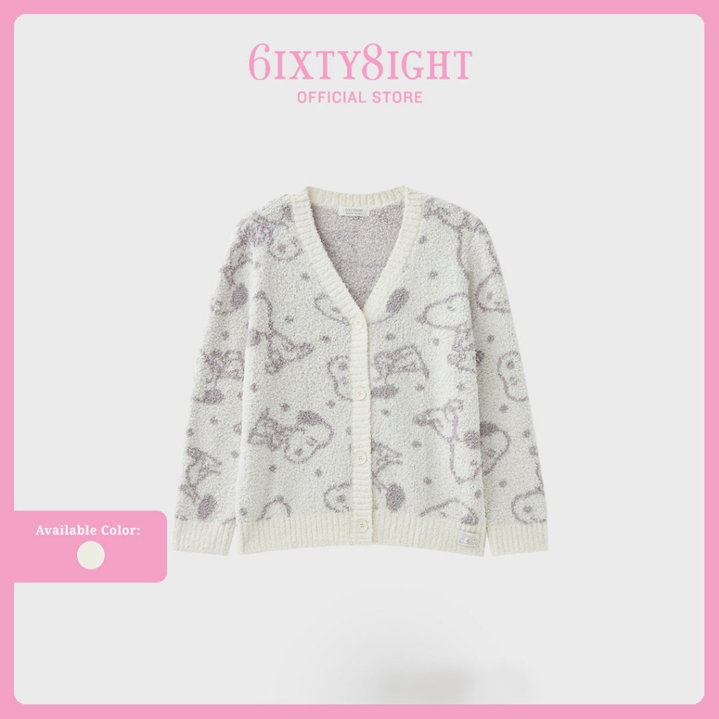 6Ixty8Ight Snoopy Cardigan
