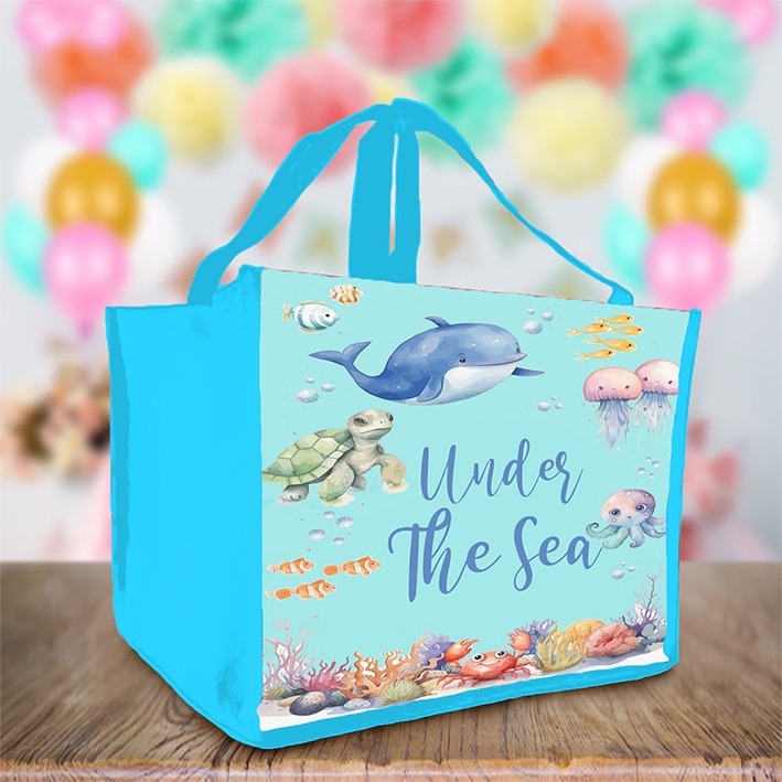 

Tas Souvenir Ultah Gambar Under The Sea 01 Goodie Bag Cute Anak