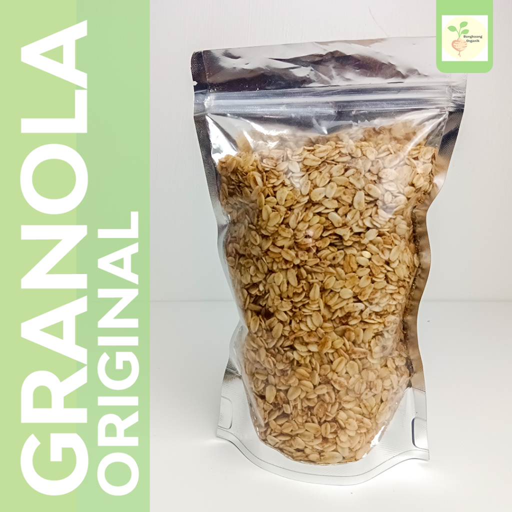 

GRANOLA ORIGINAL 250gr - Tanpa Topping ( Rolled Oat, Palm Sugar, Coconut Oil dll)