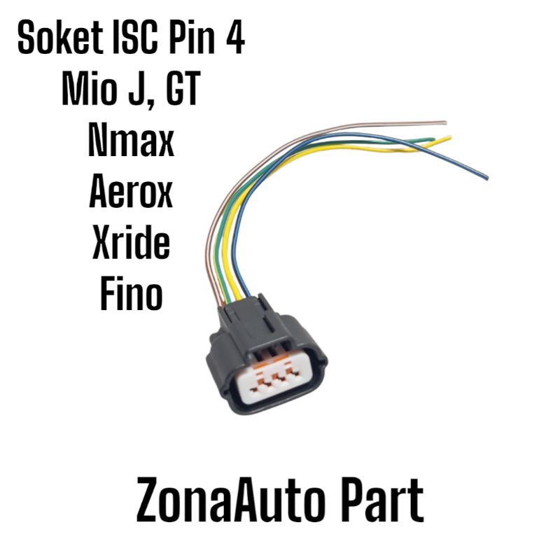Soket isc pin 4 langsam Mio GT J Nmax Aerox Xride Fino