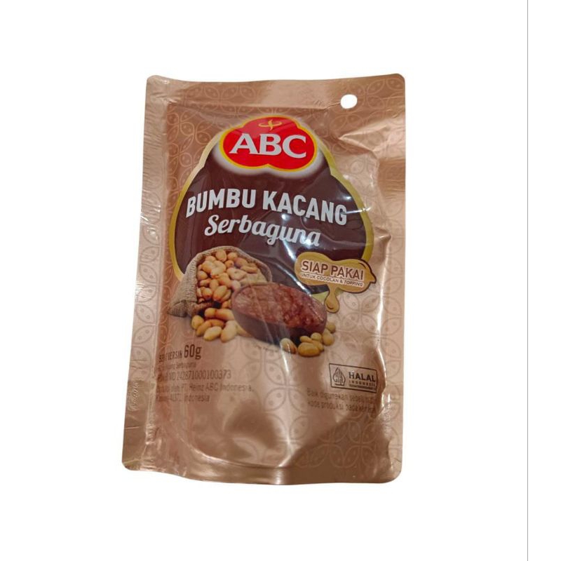 

Abc bumbu kacang serbaguna 60gr siap makan