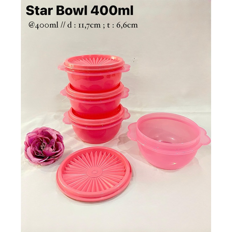 Mangkuk Star Bowl 400ml Tupperware Original