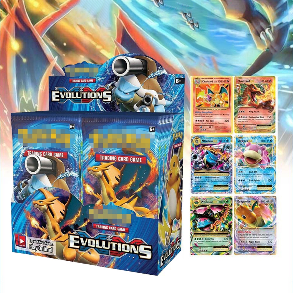 kartu pokemon 1 box 360pcs pokemon card booster pack kartu asli pokemon pokemon cards english Kartu