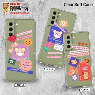 Google Pixel 5 4G Google Pixel 4A 4G Softcase Clear Case Gambar Karakter CLE01 Case Bening Google Pi