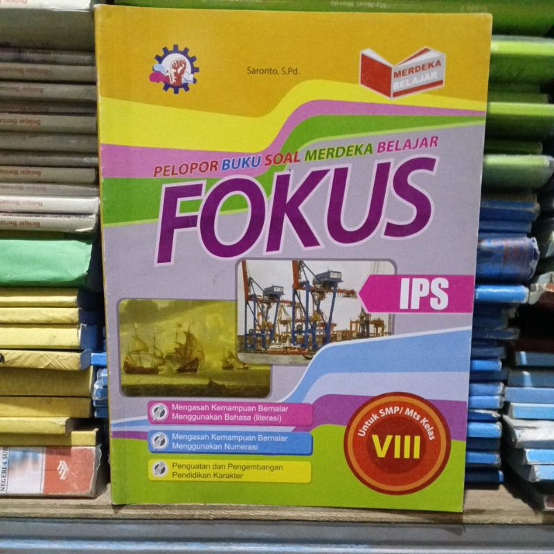 FOKUS IPS untuk SMP / MTs Kelas 2 , 8 , VIII Kurikulum Merdeka Original