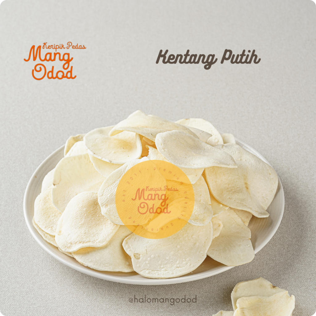 

(100 g) Keripik Kentang Putih "Patata". Super Ngepros dan Asin Gurih Enak!