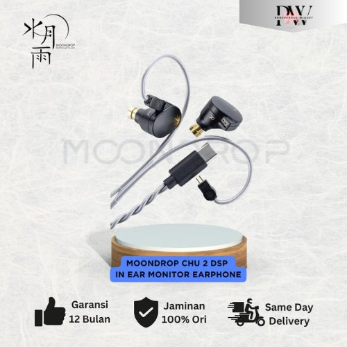 Moondrop CHU 2 / CHU II DSP Dynamic Driver In Ear Monitor Earphone - CHU 2 - Chu 2 3,5mm